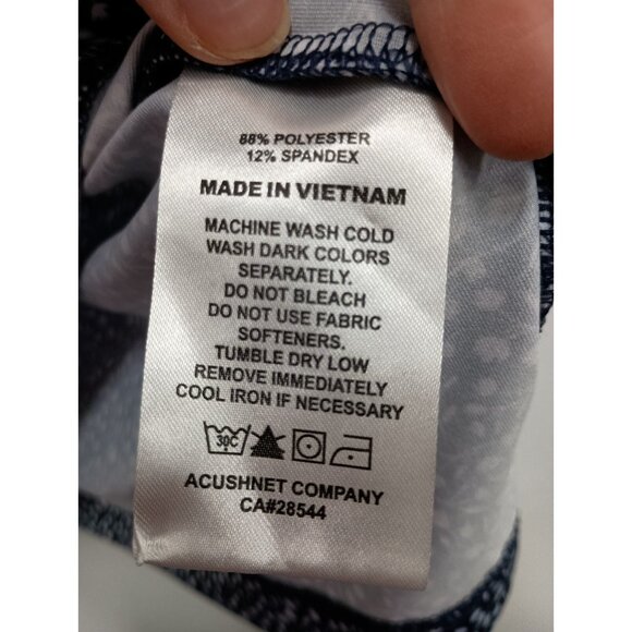 FJ FootJoy Mens Polo Shirt XL Gray Floral Short Sleeve Preppy Casual - Picture 4 of 6